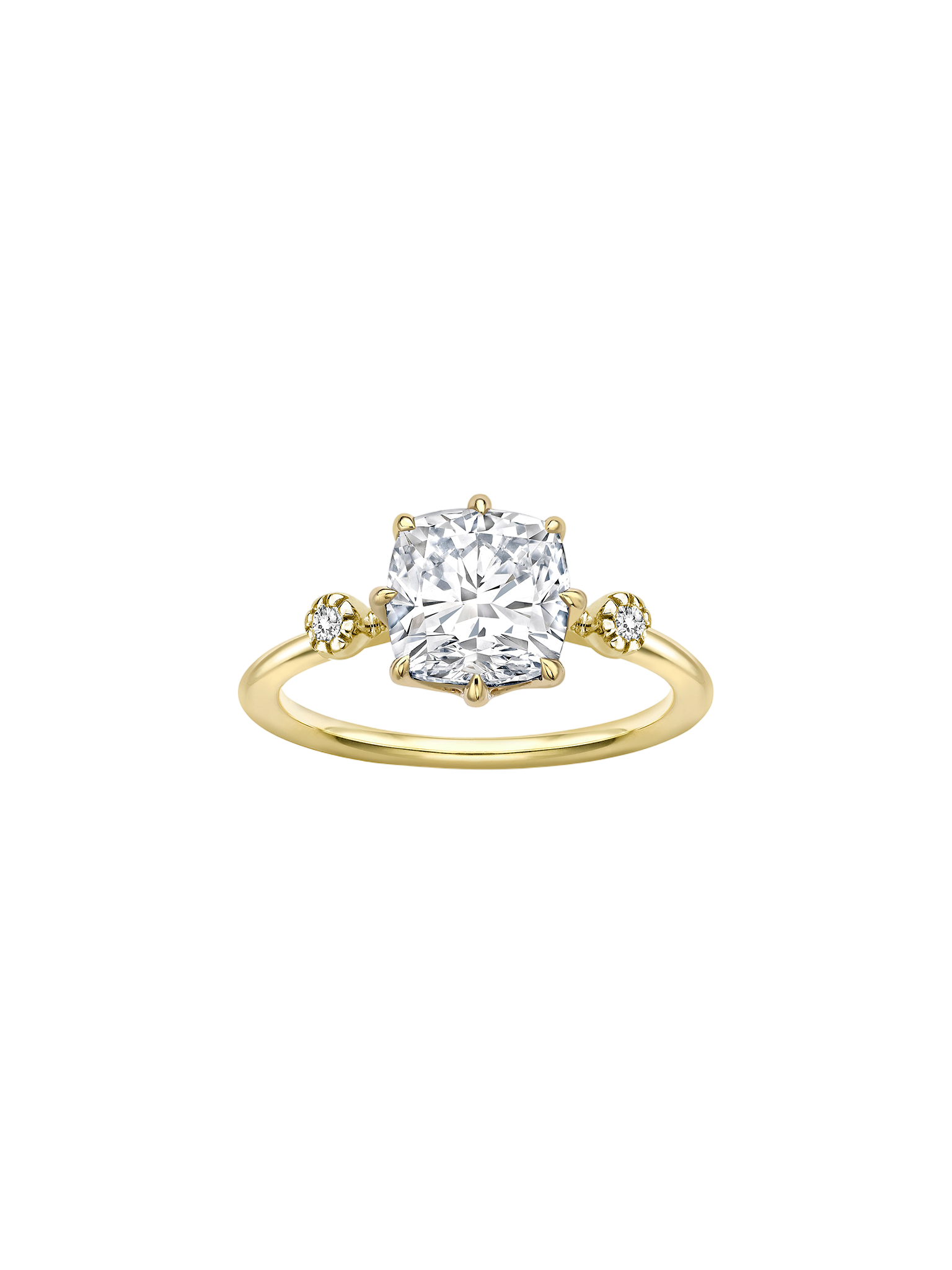 Iris lab-created diamond ring